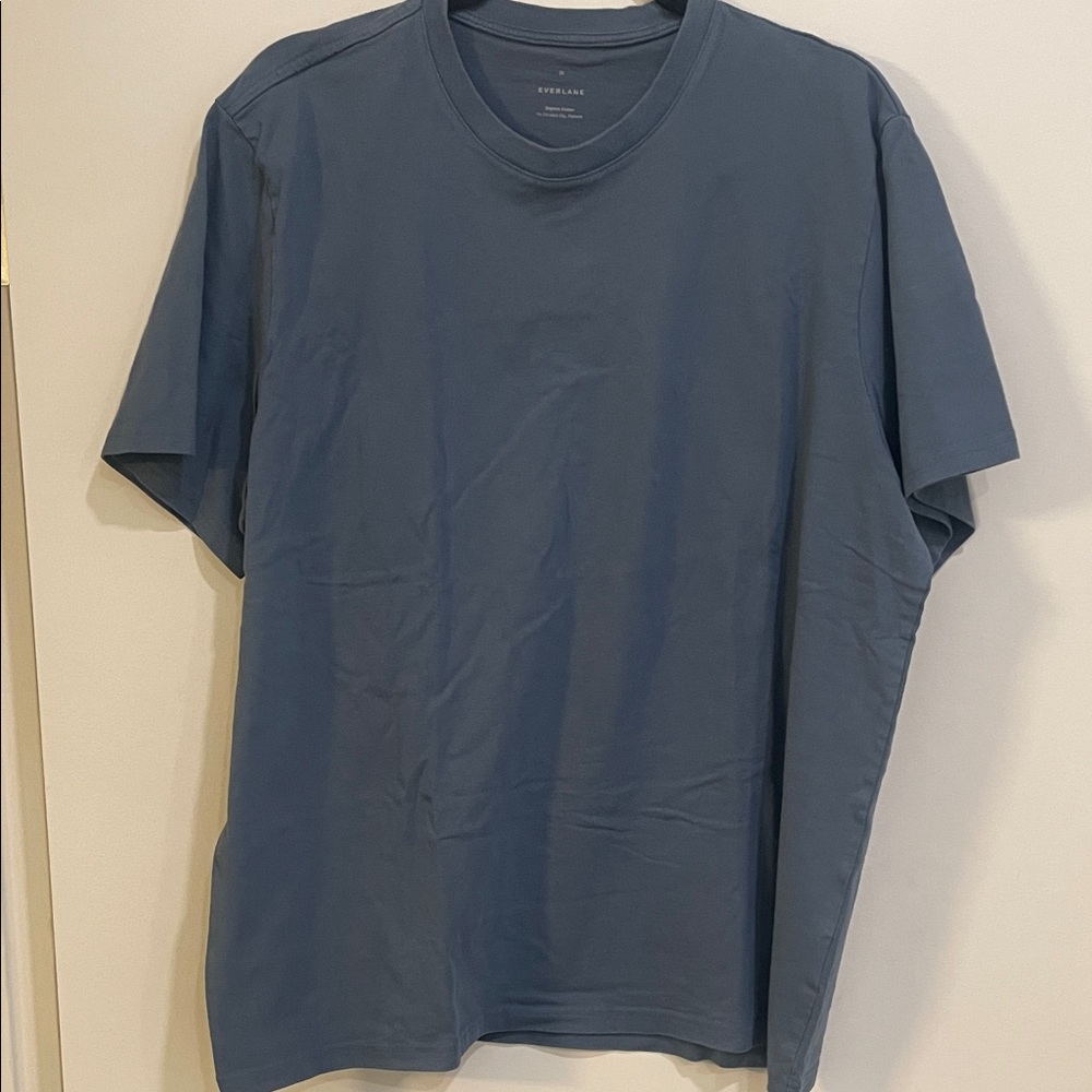 Everlane Men's Slate Blue Short Sleeve Tee